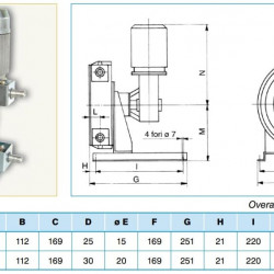 Pompa perystaltyczna do chemikaliów ACME Pompe ASP 10 FX 143 l/h, 0,37 kW, 70 obr./min, o stałej wydajności