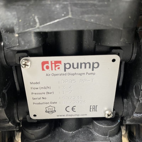 Pompa membranowa przeciwwybuchowa ATEX DiaPump DP 05 PP/T