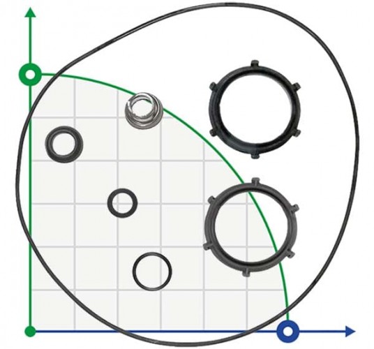 Uszczelnienie mechaniczne dla JP5/6 Grundfos typ D art. 96768182