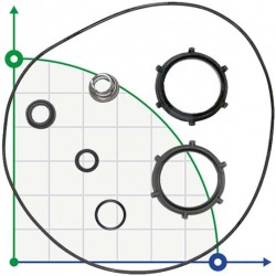 Uszczelnienie mechaniczne dla JP5/6 Grundfos typ D art. 96768182