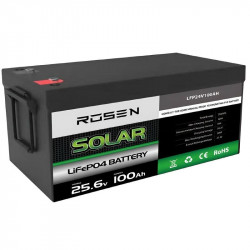 Bateria litowo-żelazowo-fosforanowa 25.6V 100Ah LiFePO4, LFP stojąca z ogniwami EVE 3.2V 100Ah LiFePO4 klasy A