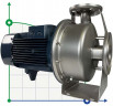 Pompa odśrodkowa monoblokowa ze stali nierdzewnej BZm 50-125/3