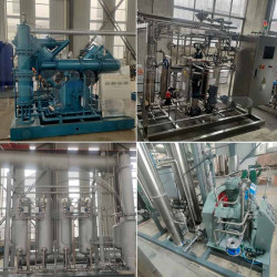 Instalacja do produkcji dwutlenku węgla CO2 z gazów fermentacyjnych bioetanolu na 1000 kg/h