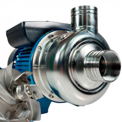 Pompa do brzeczki z otwartym wirnikiem TS100, 0,75 kW, AISI 304, 220 V/50 Hz, 2900 obr./min