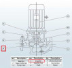 Wirnik do pompy BGL 200-500(I)B (346/60), 90 kW, 1480, żeliwo