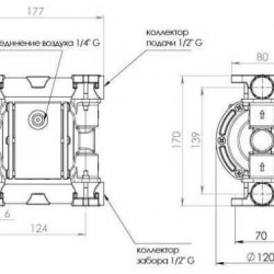 Pompa membranowa pokarmowa  FOODBOXER 30