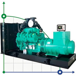 Przemysłowy generator diesla XHYC-800GF z ATS, silnik Cummins 1000kVA, 800kW, 380V/50HZ typ otwarty