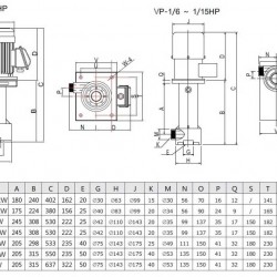 QP-20SK, CFRETFE-0,25 kW, 80 l/min, pionowa pompa chemiczna 6,5 m