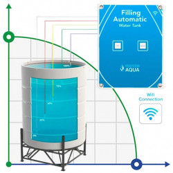 Sterownik do automatycznego napełniania zbiornika, pojemnika, beczki z wodą z Wi-Fi