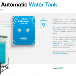 Sterownik do automatycznego napełniania zbiornika, pojemnika, beczki z wodą z Wi-Fi