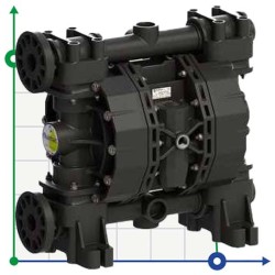 PHOENIX P500 PVDF ATEX pompa membranowa pneumatyczna