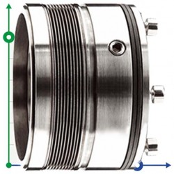 Uszczelnienie pompy R-MFL WT80 18, CAR/SIC, PTFE, 316