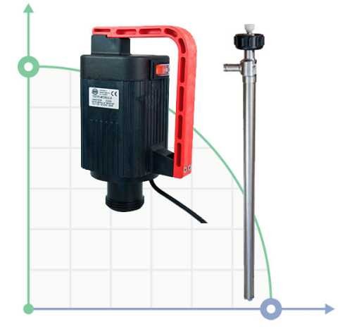 Projekt elektryczna pompa TR INOX AISI 316 Wał 1200 mm