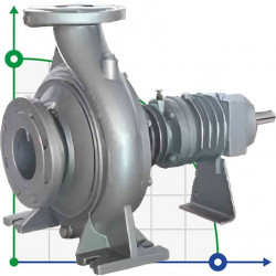 Pompa oleju termicznego EMSE EKY 100-160, 45 kW, 2900, bez silnika
