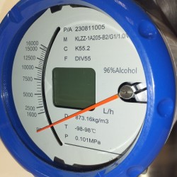 DN50 Przepływomierz ze stali nierdzewnej rotametr KLZZ PN40 (alkohol 96%), 1600...16000 l/h, 4-20mA, Ex