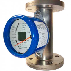 DN50 Przepływomierz ze stali nierdzewnej rotametr KLZZ PN40 (alkohol 96%), 1600...16000 l/h, 4-20mA, Ex