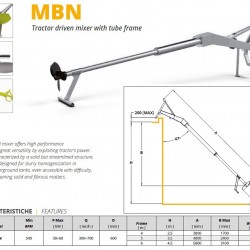 Mikser laguny WOM Veneroni MBN, 4m