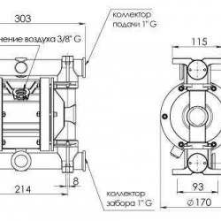 Pompa membranowa pokarmowa  FOODBOXER 80