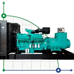 Przemysłowy generator diesla XHYC-1000GF z ATS, silnik Cummins 1250kVA, 1000kW, 380V/50HZ typ otwarty