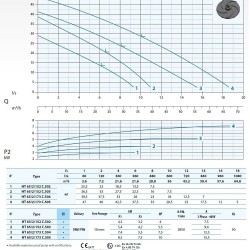 Pompa głębinowa Dreno H2 HT 65/2/152 C. 502 z dwukanałowym wirnikiem