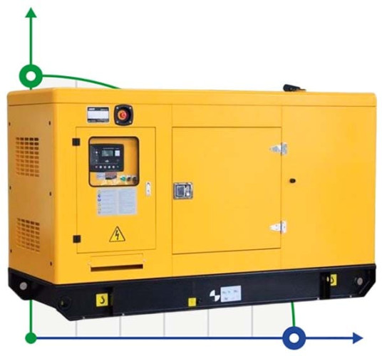 Przemysłowy generator diesla XHYW-30GF z ATS, silnik Weichai 30kVA, 30kW, 380V/50HZ typ zamknięty