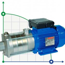 Pompa jest wielostopniowa w obudowie ze stali nierdzewnej EL.SPER. RSX 4-4 (0,75 KW) specjalne