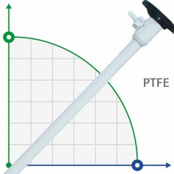 1500 mm, PTFE część pompy (trąba) do pompy beczkowej