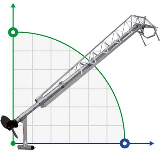 Veneroni MBT, 8m mieszarka traktorowa z ramą kratownicową