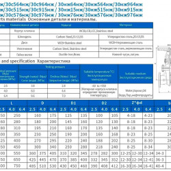 DN250 PN25 Zawór klinowy z wysuwanym wrzecionem ze stali nierdzewnej 30nzh64nzh DN250 PN25, GOST