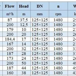 BGWH 125-200(I) (200/12,5), 11kW, 1480 - pompa ze stali nierdzewnej pozioma