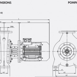 Pompa wspomagająca ciśnienie ETKF-M 50-200,15 kW, 3000