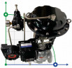 DN50 Pneumatycznie sterowany zawór regulacyjny 10P11Y-DNx5016Z-L122C-C (korpus żeliwny, gniazdo SS304) z pozycjonerem YT-1000, 4-20mA, Ex