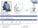 Pompa wężowa do środka antyseptycznego FLUIMAC HELIOS ATR 280 FX 52845 l/h, 11 kW, 48,4 obr/min