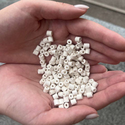 Ceramiczne pierścienie Raschiga 6 mm Raschig Ring