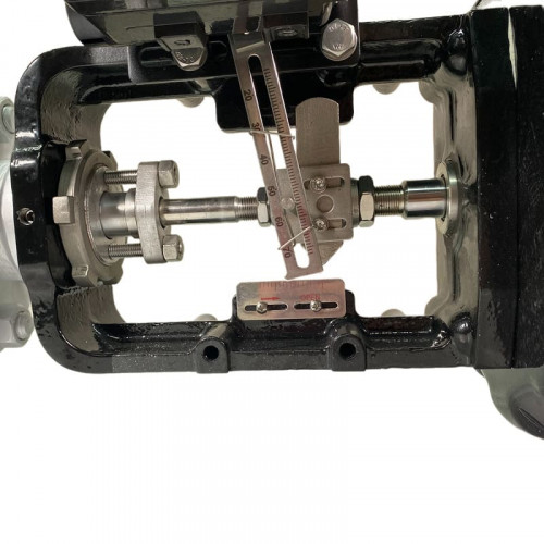 DN80 Zawór regulacyjny z siłownikiem pneumatycznym do pary, kondensatu 10P11Y-DNx8016Z-L122C-C (korpus żeliwny, gniazdo SS304) z elektrycznym pozycjon