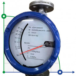 DN25 Przepływomierz rotametr KLZZ PN6 ze stali nierdzewnej do wody, 2000-5000 l/h