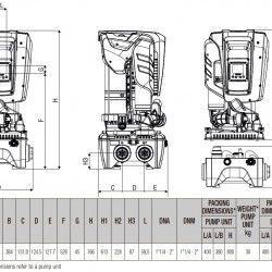 DAB ESYBOX MAX 85/120 T380-480 PUMP przemysłowa automatyczna stacja pompowa do zwiększania ciśnienia, 60195100