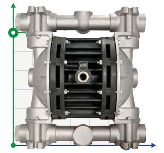 Pneumatyczna pompa membranowa BOXER 100 ALU IB100ALMTAIT--