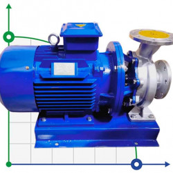 BGWH 80-200 (50/50), 15kW, 2880 - pompa ze stali nierdzewnej pozioma