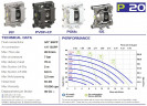 Pompa pneumatyczna membranowa PHOENIX P20 AISI316 HYTREL+PTFE, 20 l/min