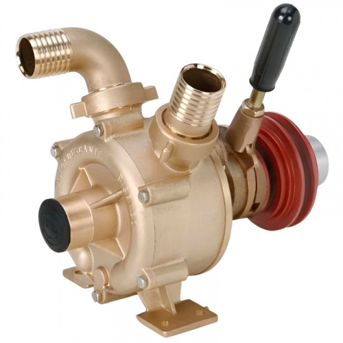 Pompa wirowa z pierścieniem cieczowym do sektora morskiego LIVERANI NAUTIC 30 F, 75 l/min, brąz, ze sprzęgłem ręcznym, bez silnika