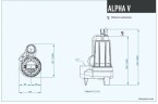 Pompa zanurzeniowa Dreno ALPHA V EVO 55m / G z wirnikiem wirowym
