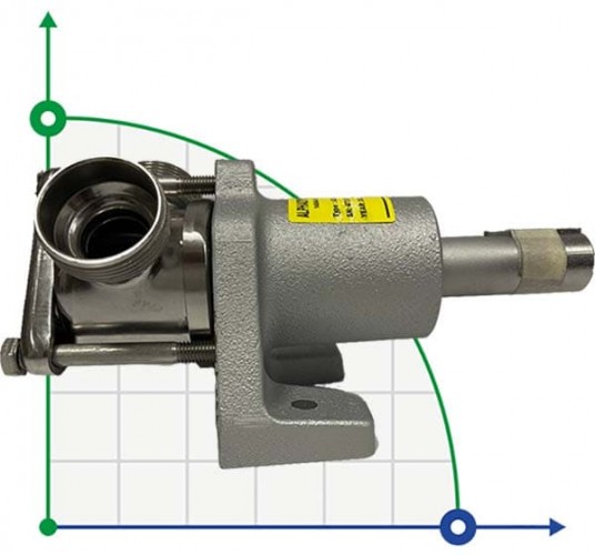 Pompa do farby, kleju, tusz AlphaDynamic AD30 BARE SHAFT wirnik (bez silnika)