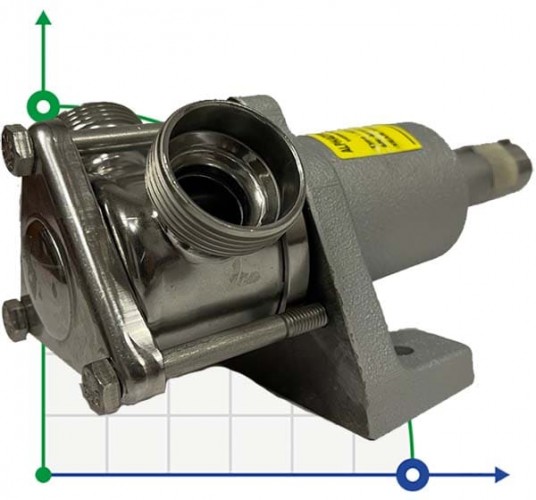 Pompa do farby, kleju, tusz AlphaDynamic AD30 BARE SHAFT wirnik (bez silnika)
