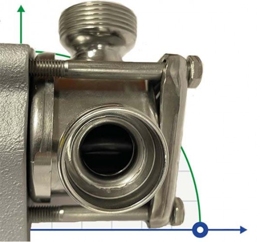 Pompa do farby, kleju, tusz AlphaDynamic AD30 BARE SHAFT wirnik (bez silnika)