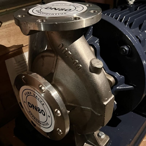 BGWH 80-200A (47/44), 11kW, 2880 - pompa ze stali nierdzewnej pozioma