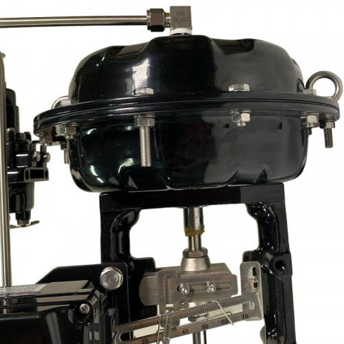 DN40 Pneumatycznie sterowany zawór regulacyjny 10P11Y-DNx4016Z-L122C-C (korpus CF8, gniazdo SS304) z pozycjonerem YT-1000, wejście 4-20 mA, Ex