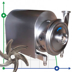 Pompa farmaceutyczna AISI 316L GU 42/60-7.5, 15 m3/h, 64 m, 7,5 kW, 380 V, 2900 obr/min