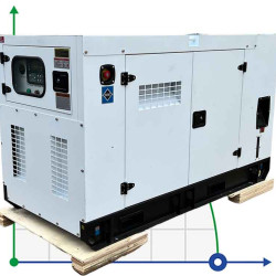 Przemysłowy generator diesla KDE-25000 z ATS, silnik Ricardo 25kVA, 20kW, 380V/50HZ typ zamknięty