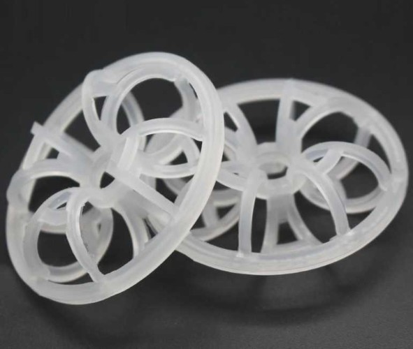 Pierścień Tellertee, PVDF, 51 mm, 25000 szt./m3